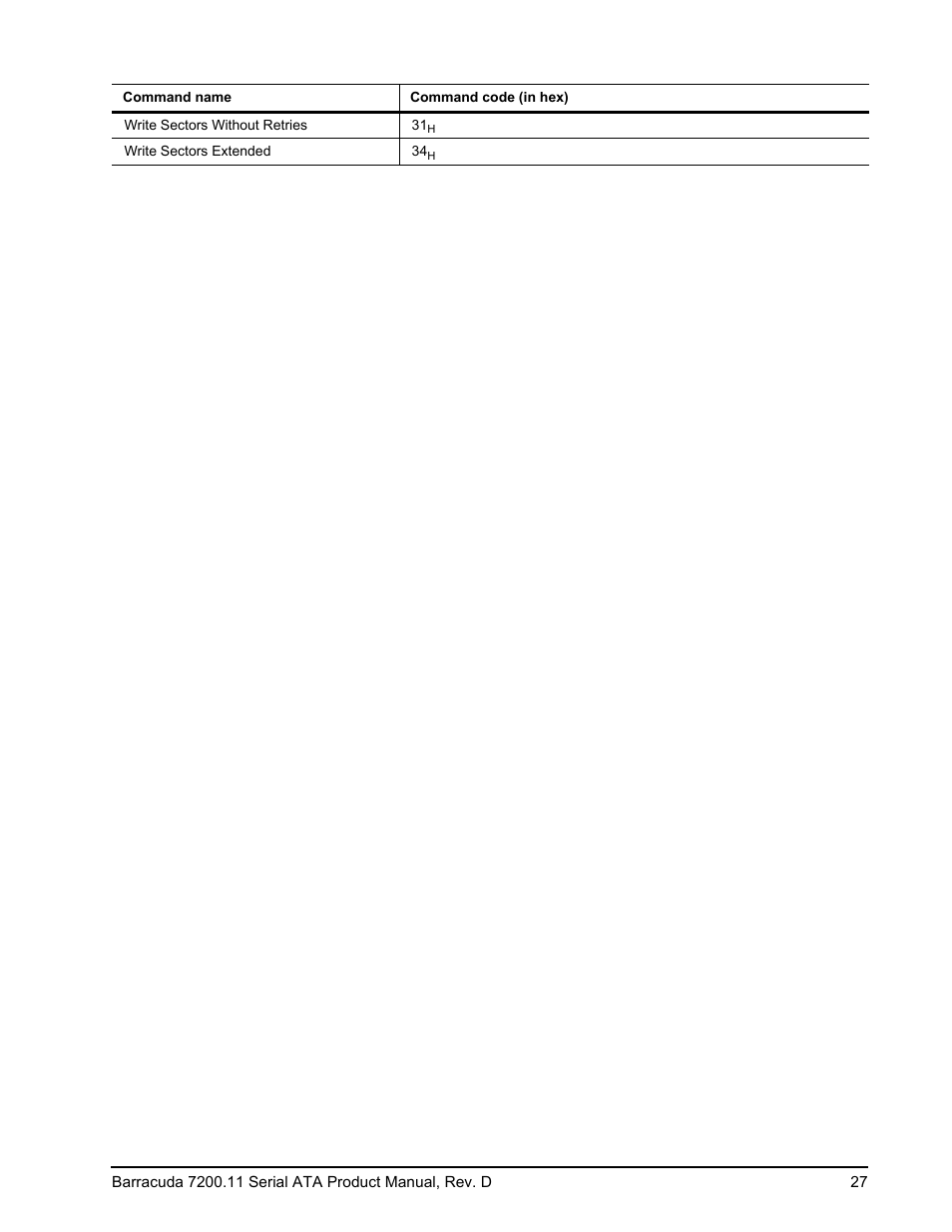 Seagate BARRACUDA ST3750630AS User Manual | Page 33 / 46