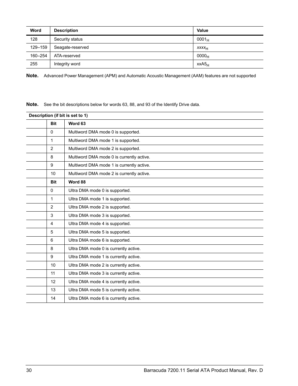 Seagate BARRACUDA ST3750630AS User Manual | Page 36 / 46