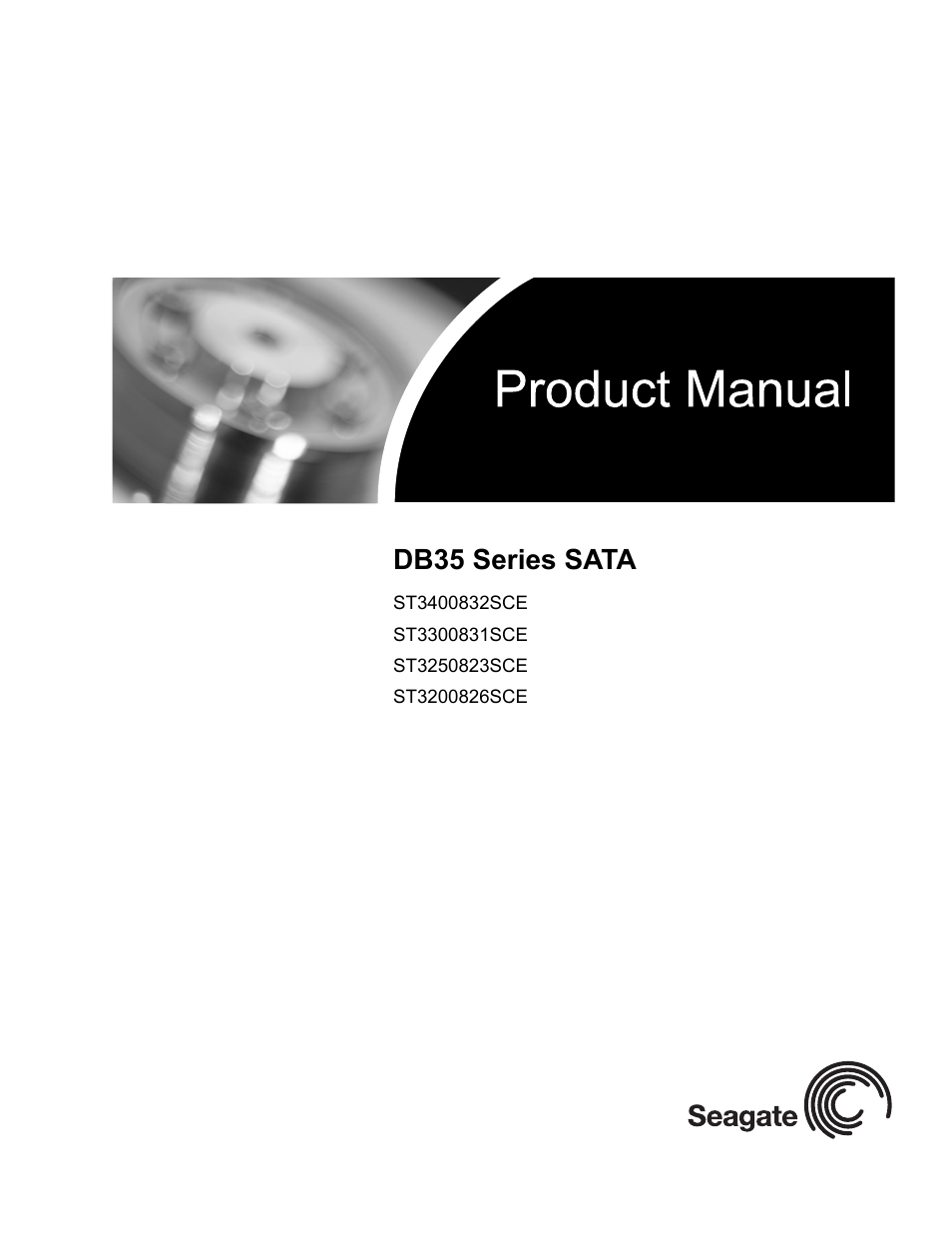 Db35 series sata | Seagate DB35 Serial ATA ST3300831SCE User Manual | Page 3 / 50