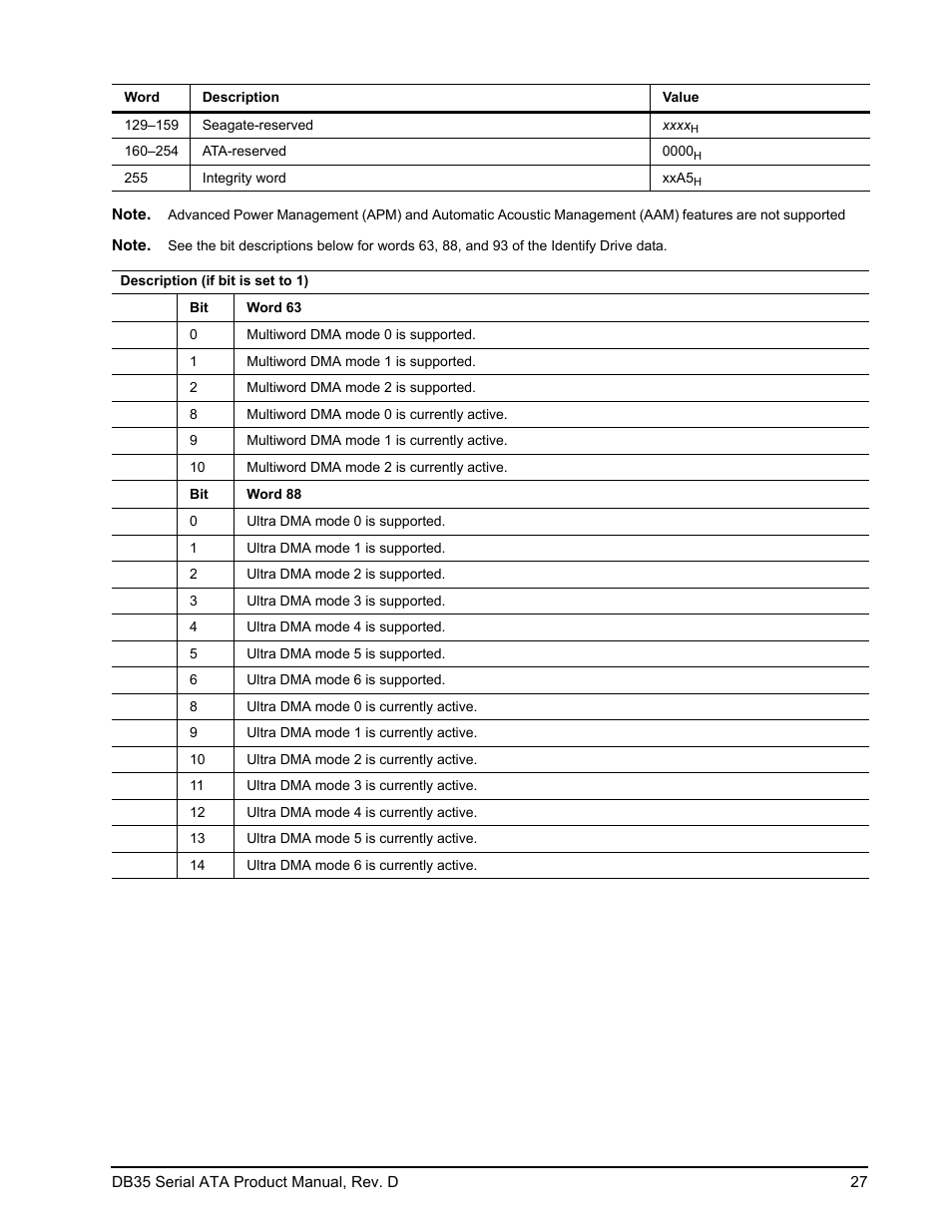 Seagate DB35 Serial ATA ST3300831SCE User Manual | Page 35 / 50