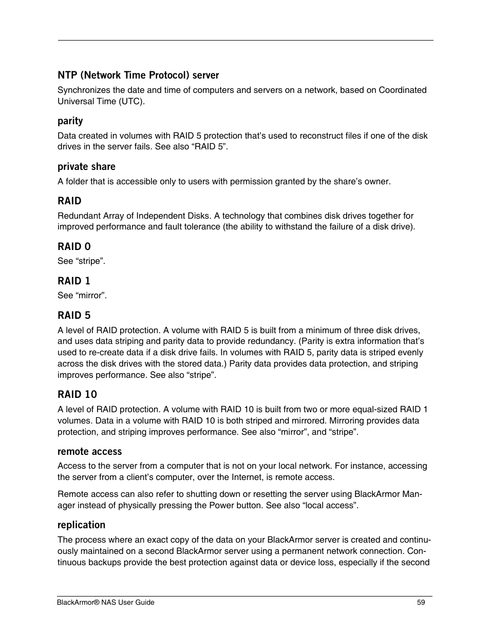 Seagate BlackArmor NAS 440 User Manual | Page 55 / 60