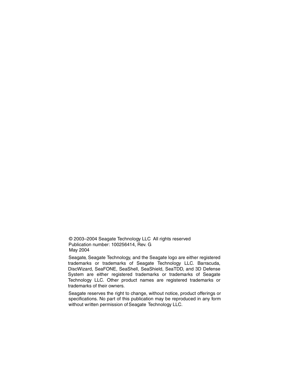 Seagate Barracuda ST340015ACE User Manual | Page 4 / 58