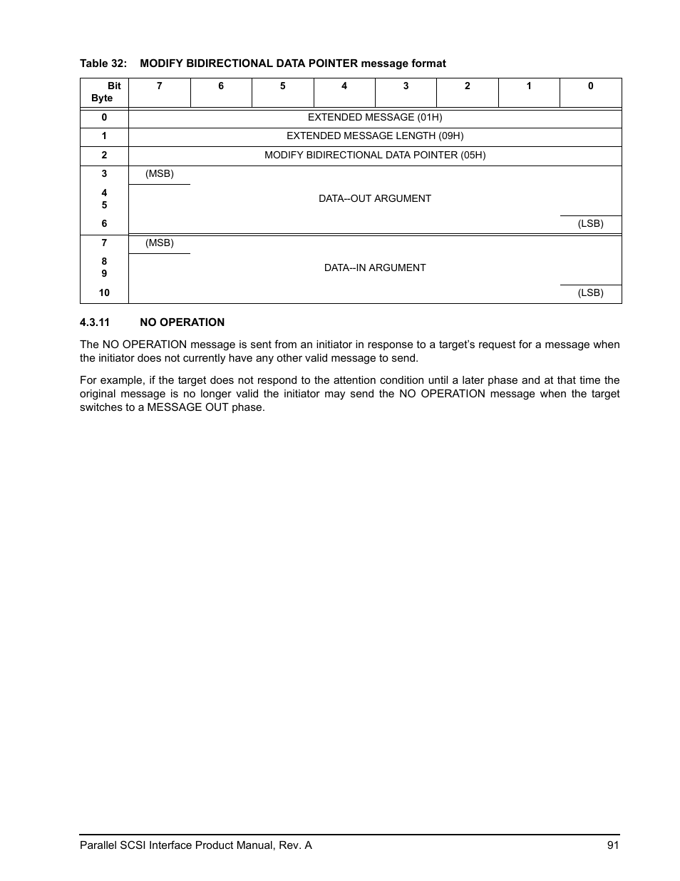 11 no operation | Seagate Ultra 320 User Manual | Page 105 / 186