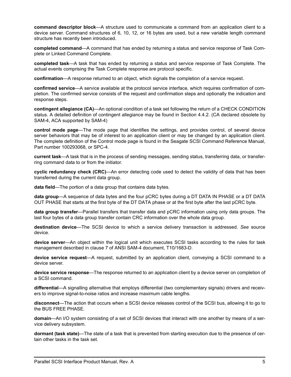 Seagate Ultra 320 User Manual | Page 19 / 186