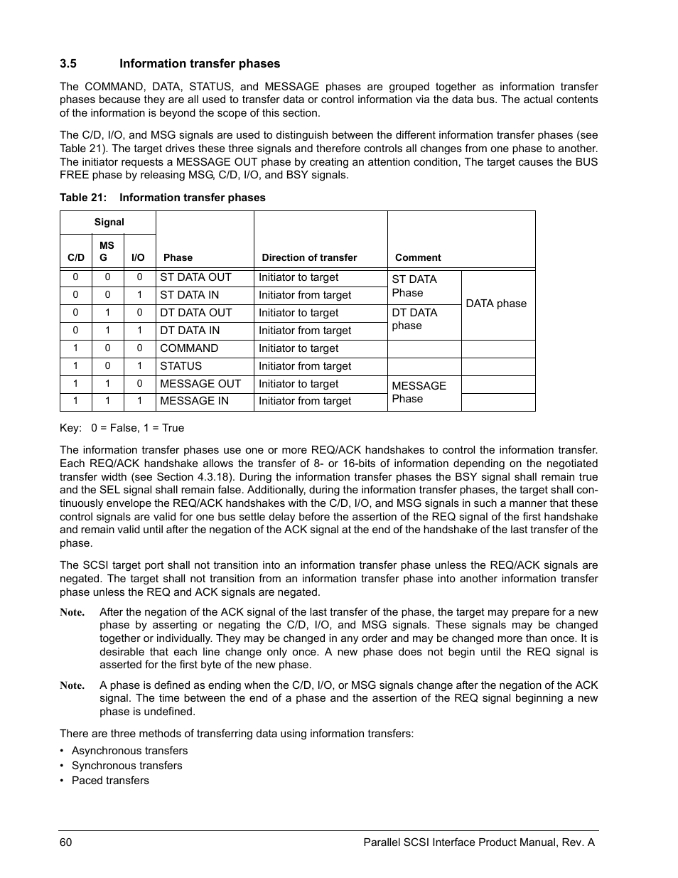 5 information transfer phases | Seagate Ultra 320 User Manual | Page 74 / 186