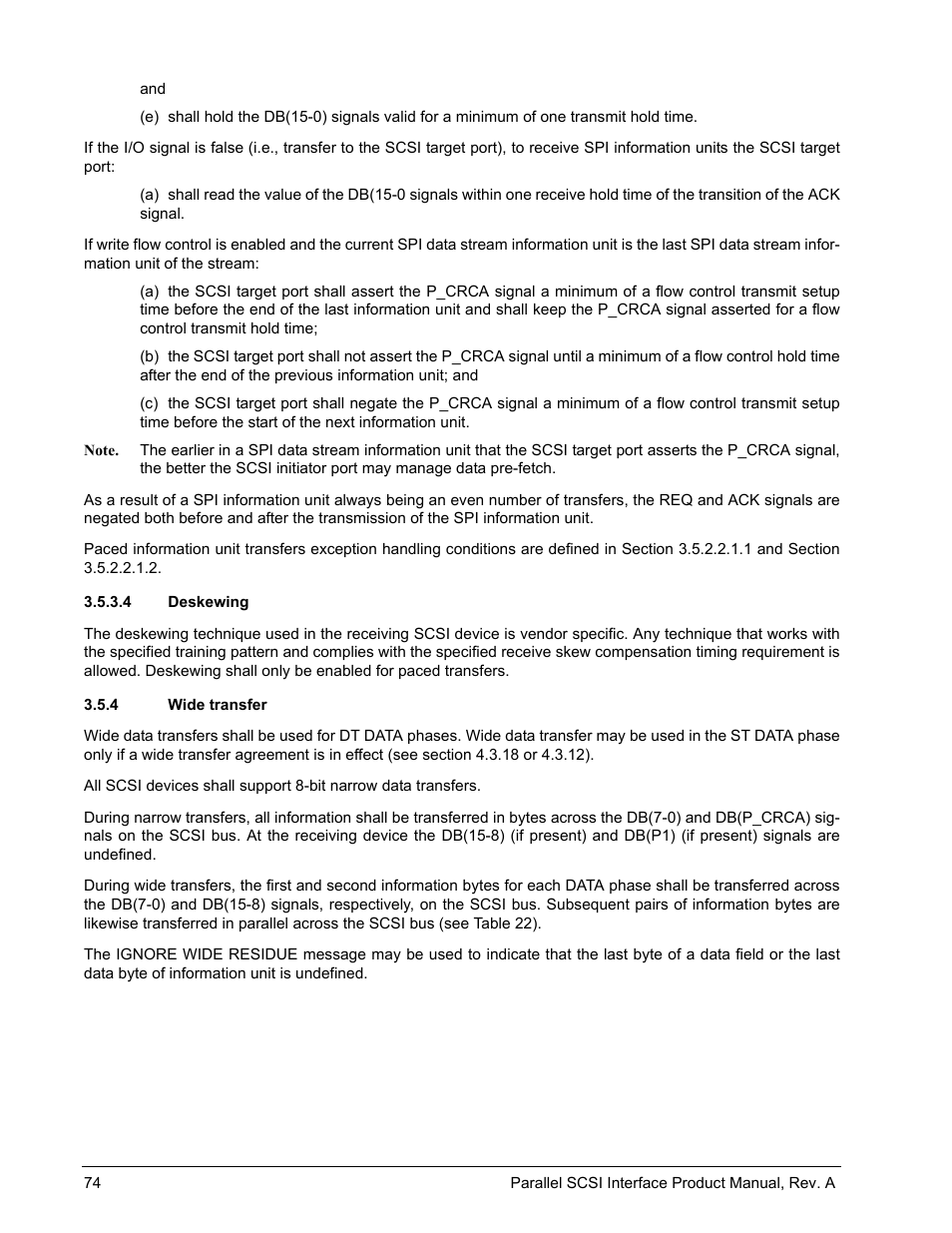4 deskewing, 4 wide transfer | Seagate Ultra 320 User Manual | Page 88 / 186