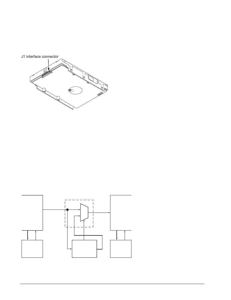 5 fc-al physical interface, 1 physical characteristics, 1 physical description | Figure 14, Physical interface, Figure 15, Port bypass circuit physical interconnect | Seagate Cheetah 15K.5 FC ST373455FC User Manual | Page 74 / 96