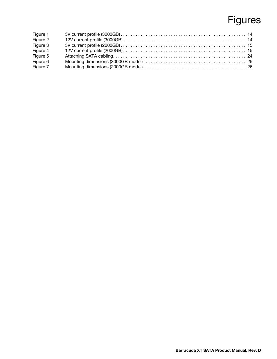 Figures | Seagate BARRACUDA XT ST33000651AS User Manual | Page 5 / 42