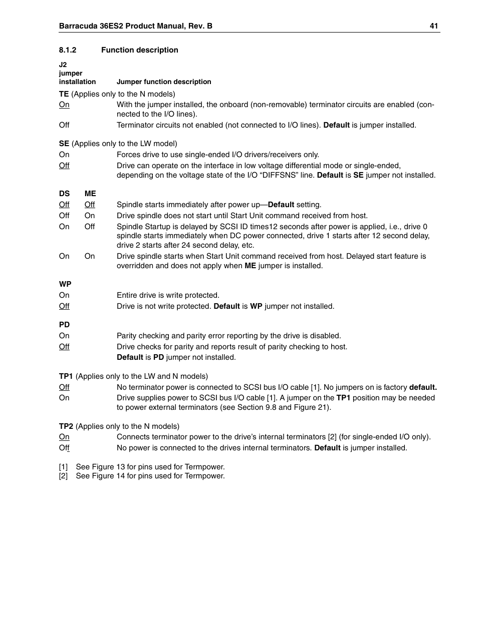 2 function description | Seagate Barracuda ST318418N User Manual | Page 51 / 96