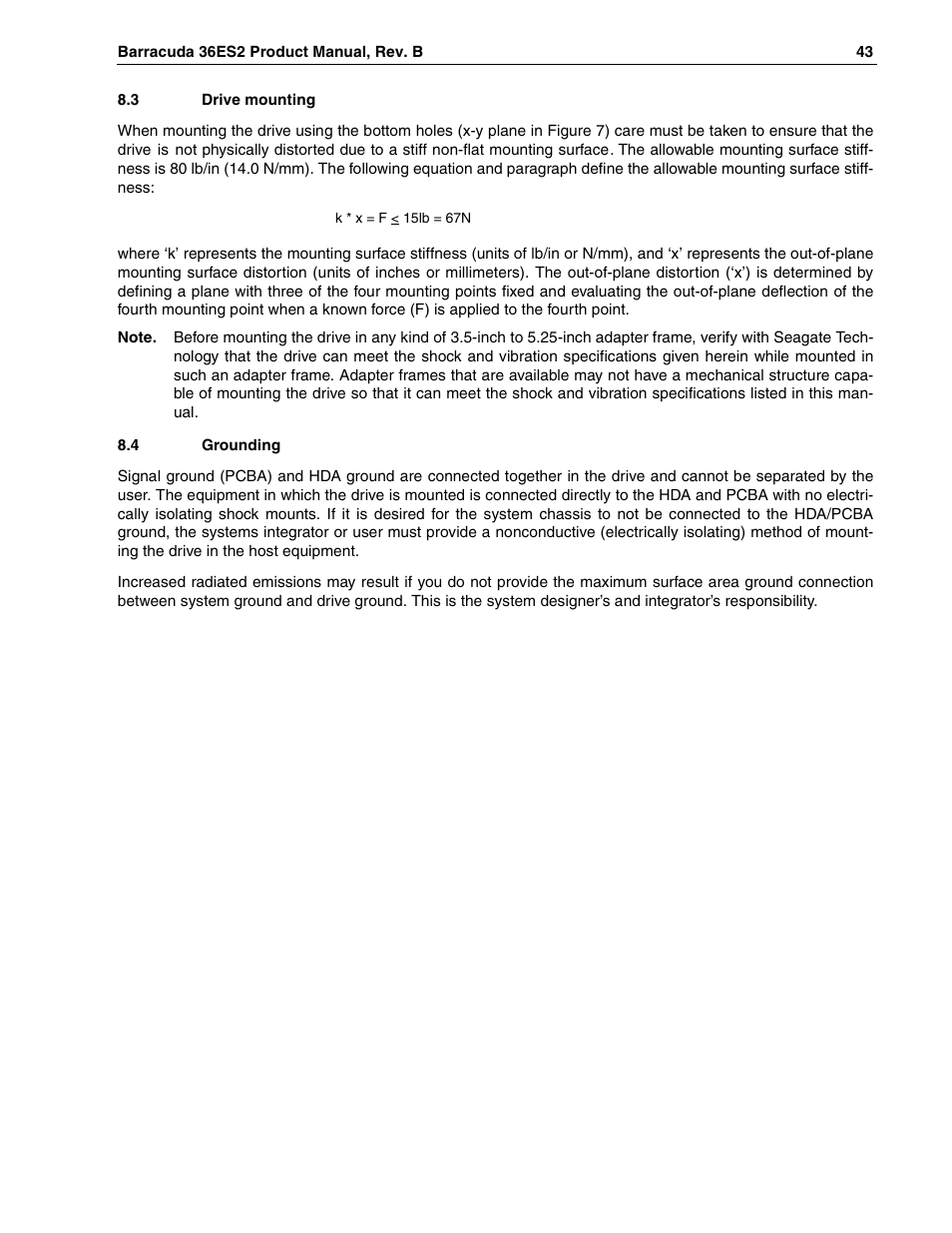 3 drive mounting, 4 grounding, N 8.3) | Seagate Barracuda ST318418N User Manual | Page 53 / 96