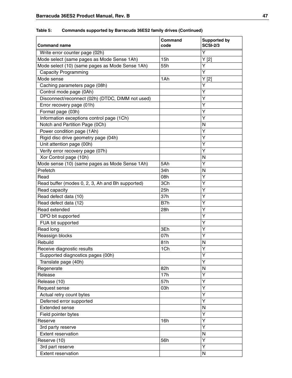 Seagate Barracuda ST318418N User Manual | Page 57 / 96