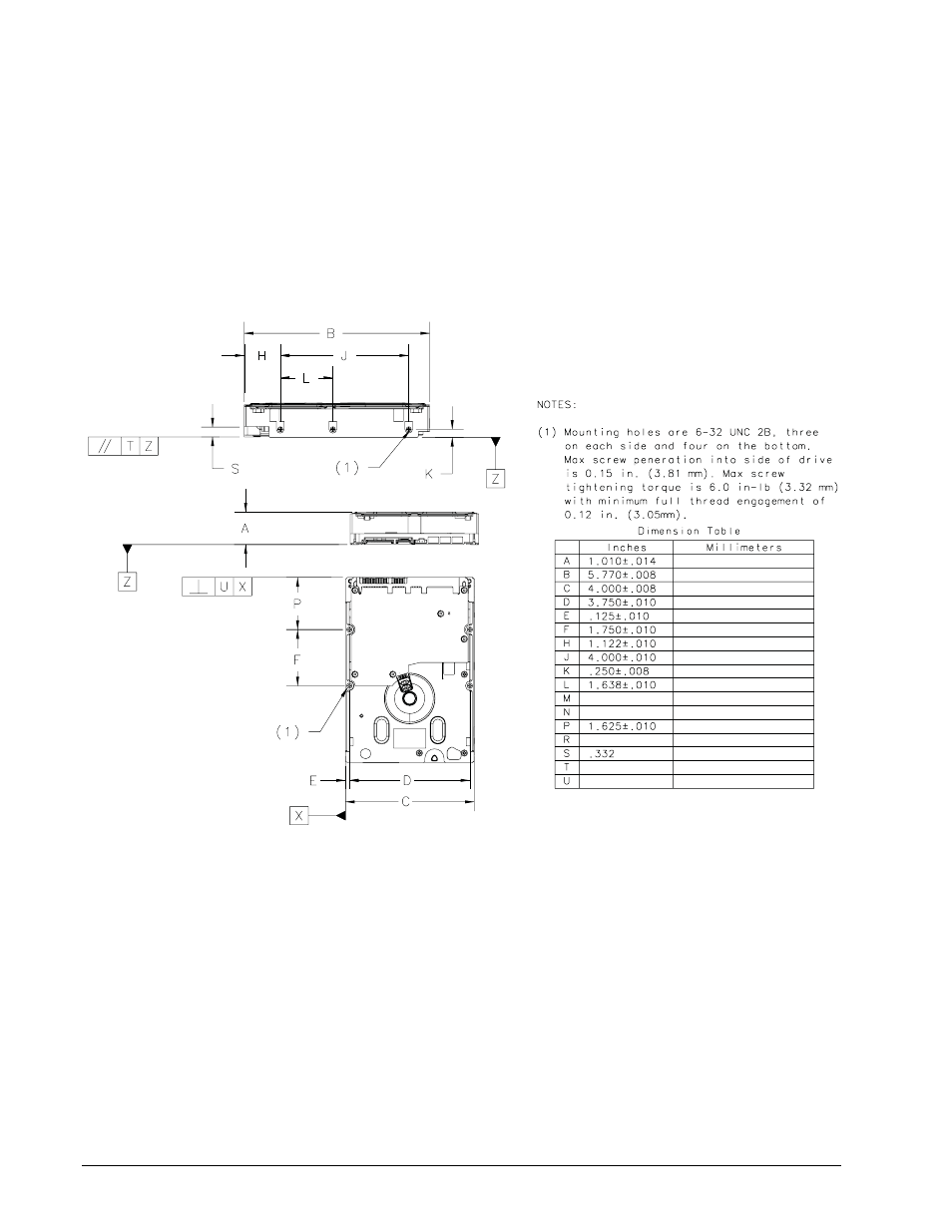 5 mechanical specifications, Mechanical specifications | Seagate BARRACUDA ST3750630SS User Manual | Page 40 / 78