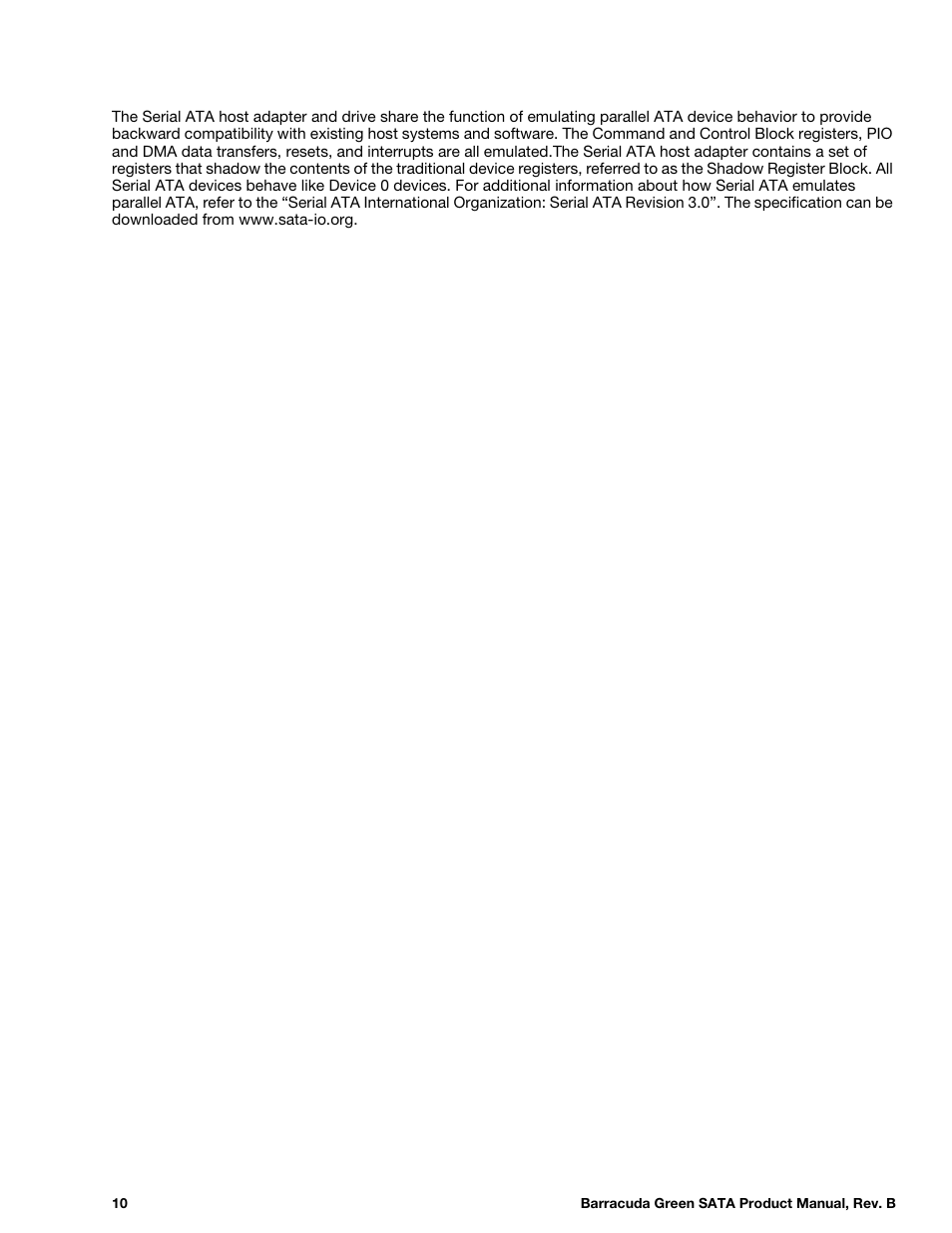 Seagate BARRACUDA GREEN ST2000DL003 User Manual | Page 10 / 42
