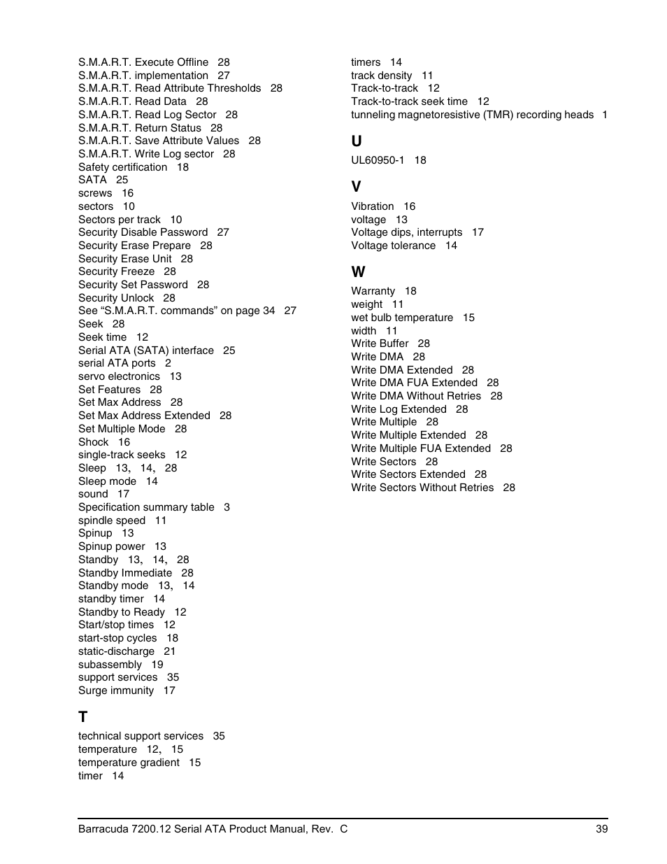 Seagate BARRACUDA ST3750528AS User Manual | Page 47 / 50