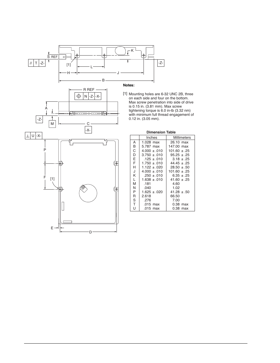 Figure 8, Lc mounting configuration dimensions, D 9 for | Seagate CHEETAH 15K.5 SCSI ST3146855LC User Manual | Page 40 / 88