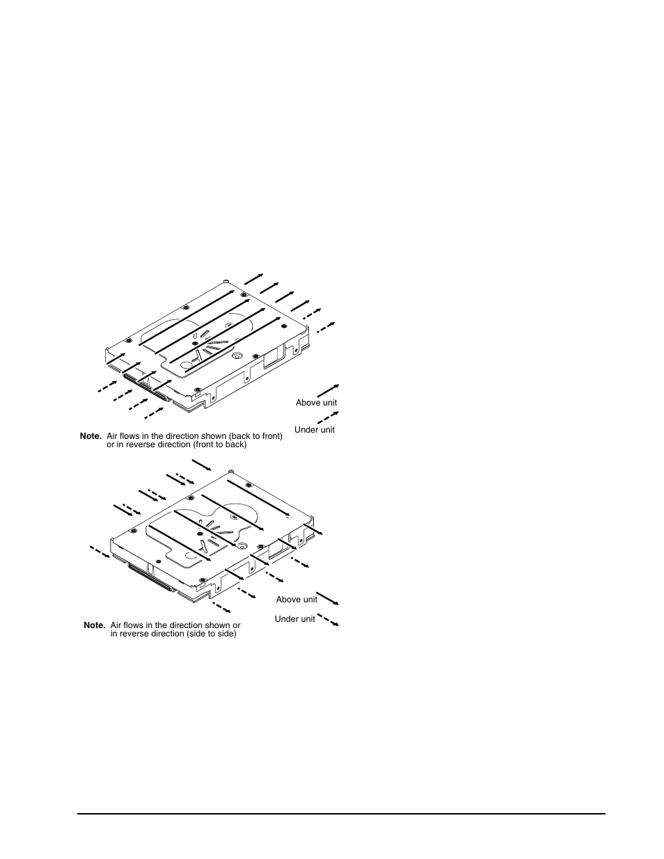 2 drive orientation, 3 cooling, Drive orientation | Cooling, Figure 11. air flow (suggested), 3 pro | Seagate CHEETAH 15K.5 SCSI ST3146855LC User Manual | Page 49 / 88