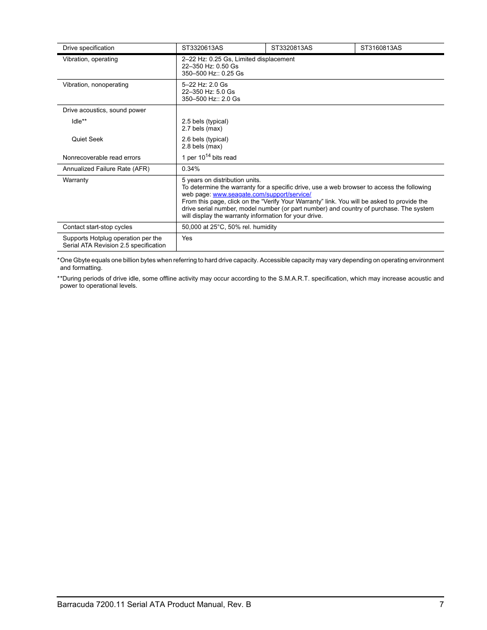 Seagate BARRACUDA 7200.11 User Manual | Page 13 / 46