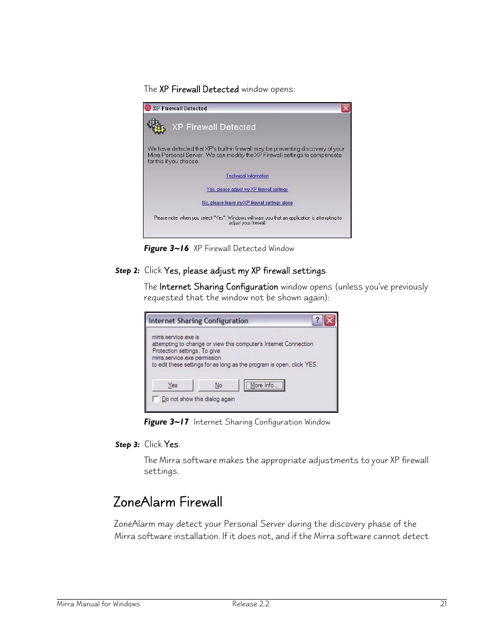 Zonealarm firewall | Seagate Server User Manual | Page 29 / 149