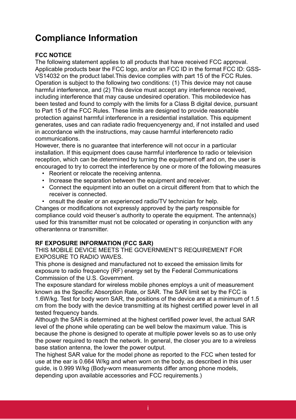 Compliance information | ShelterLogic ViewPhone 3 VS14032 User Manual | Page 2 / 98