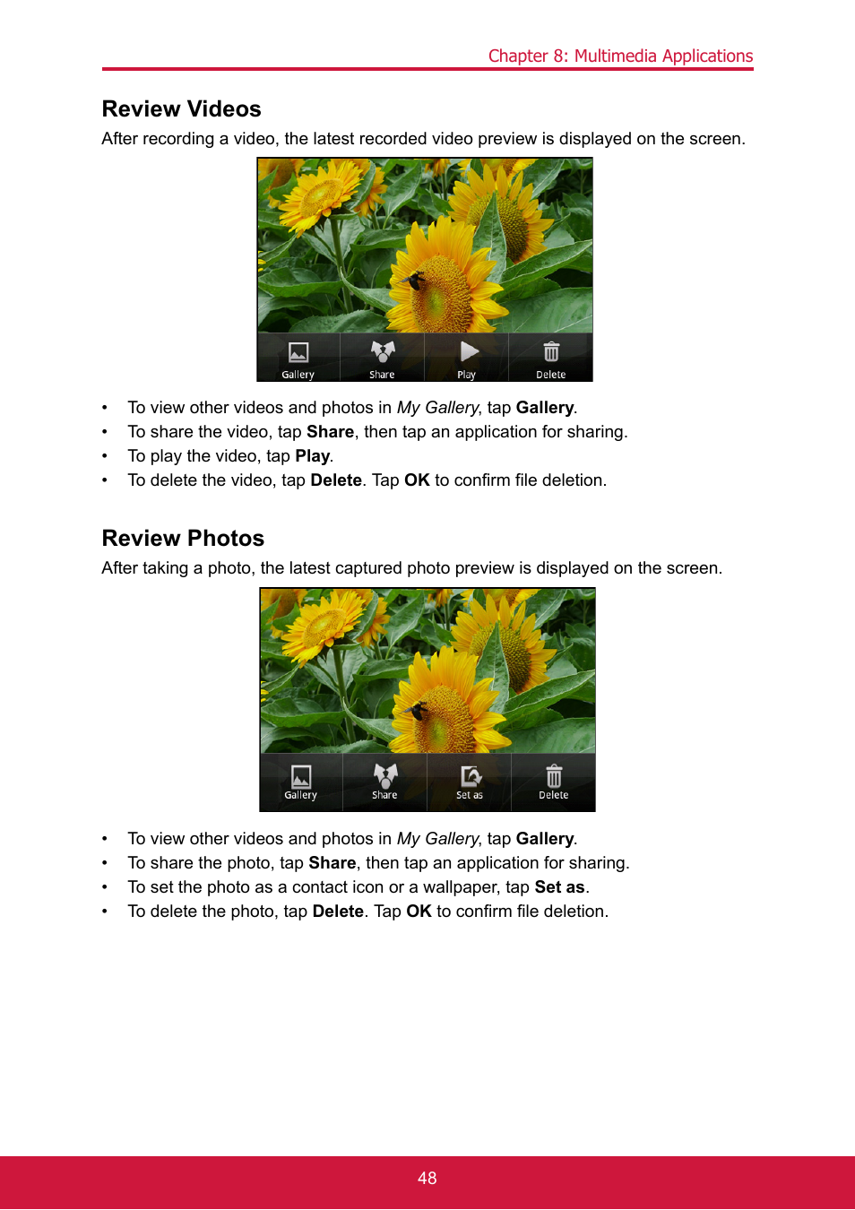 Review videos, Review photos, Review videos review photos | ShelterLogic ViewPhone 3 VS14032 User Manual | Page 63 / 98
