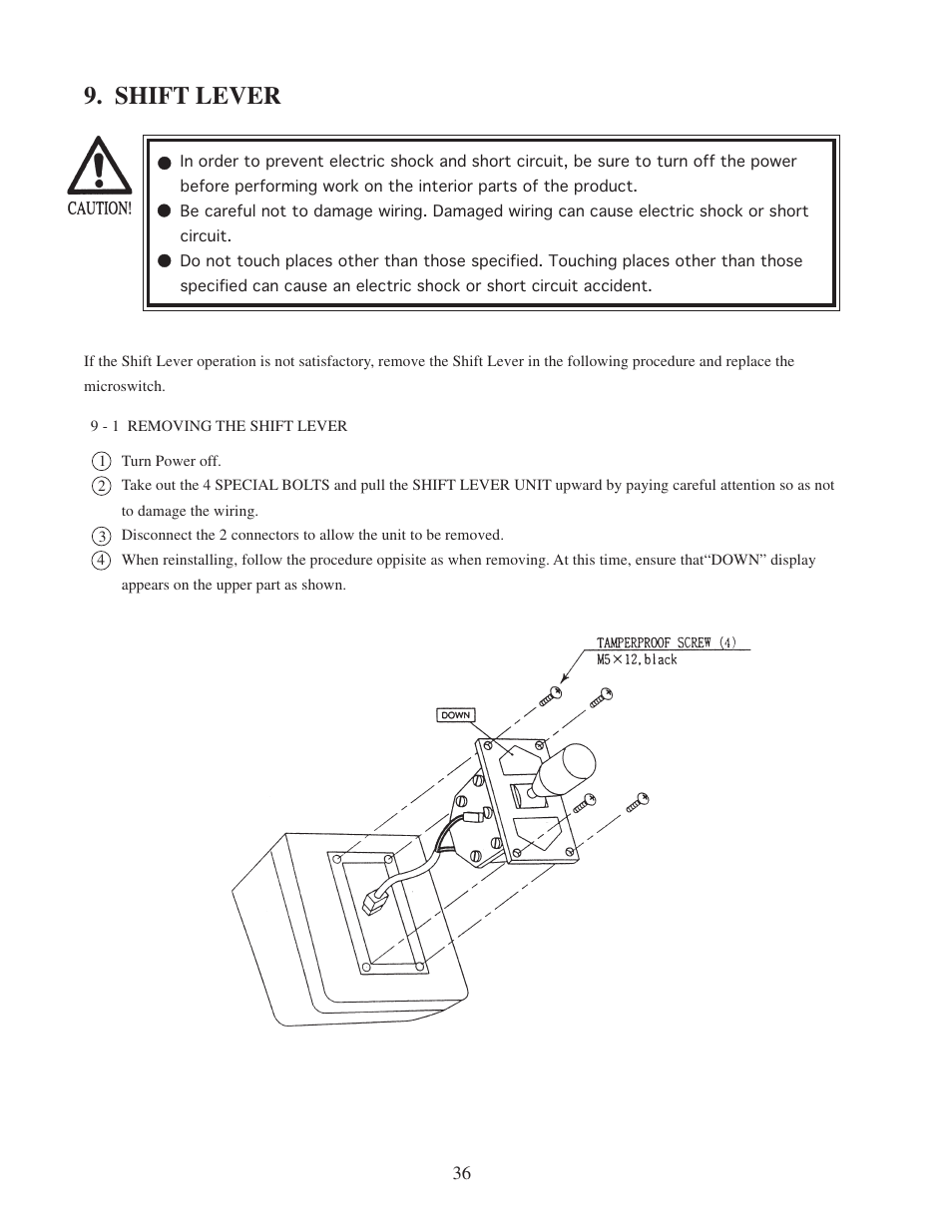 Shift lever | Sega 999-0886 User Manual | Page 39 / 82