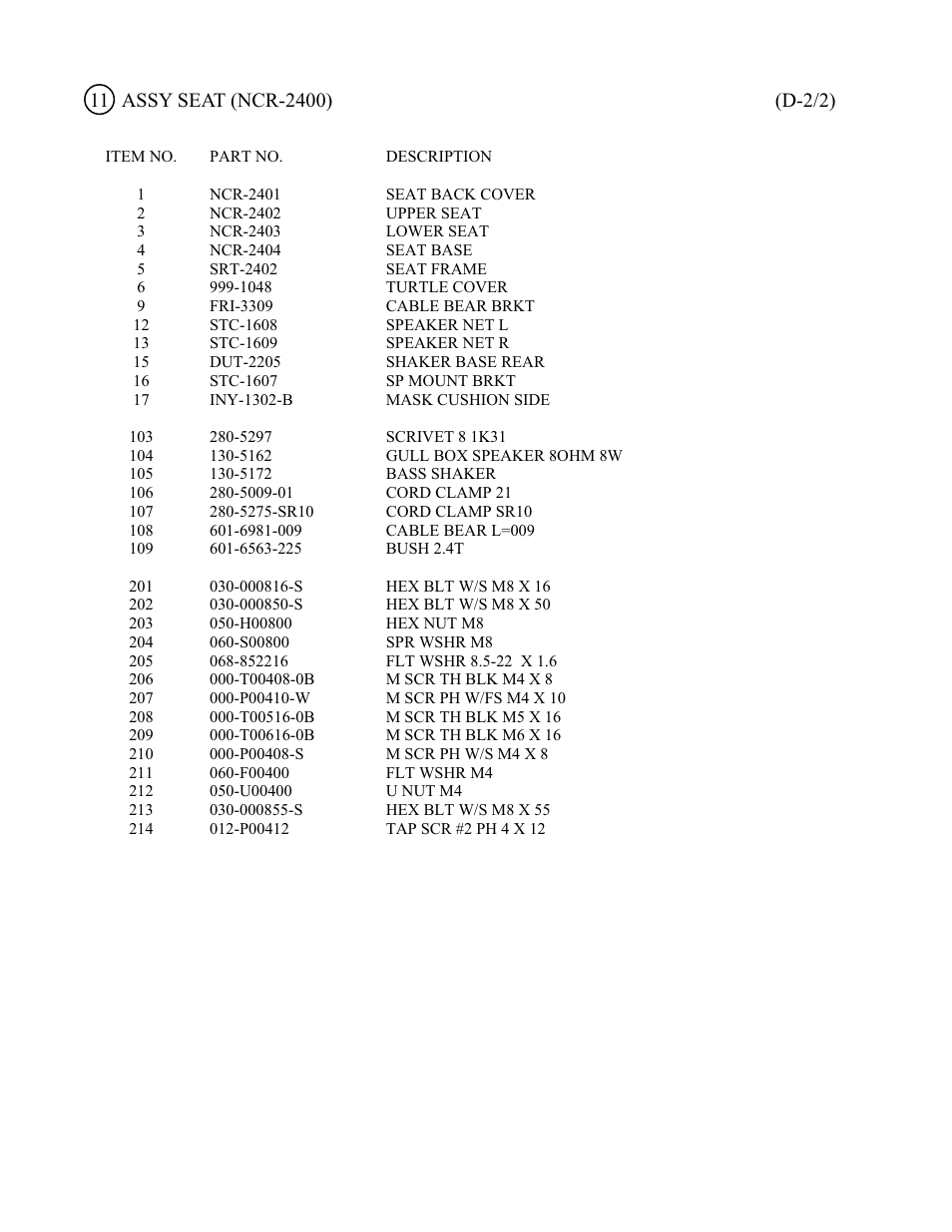 Sega 999-1108 User Manual | Page 107 / 118