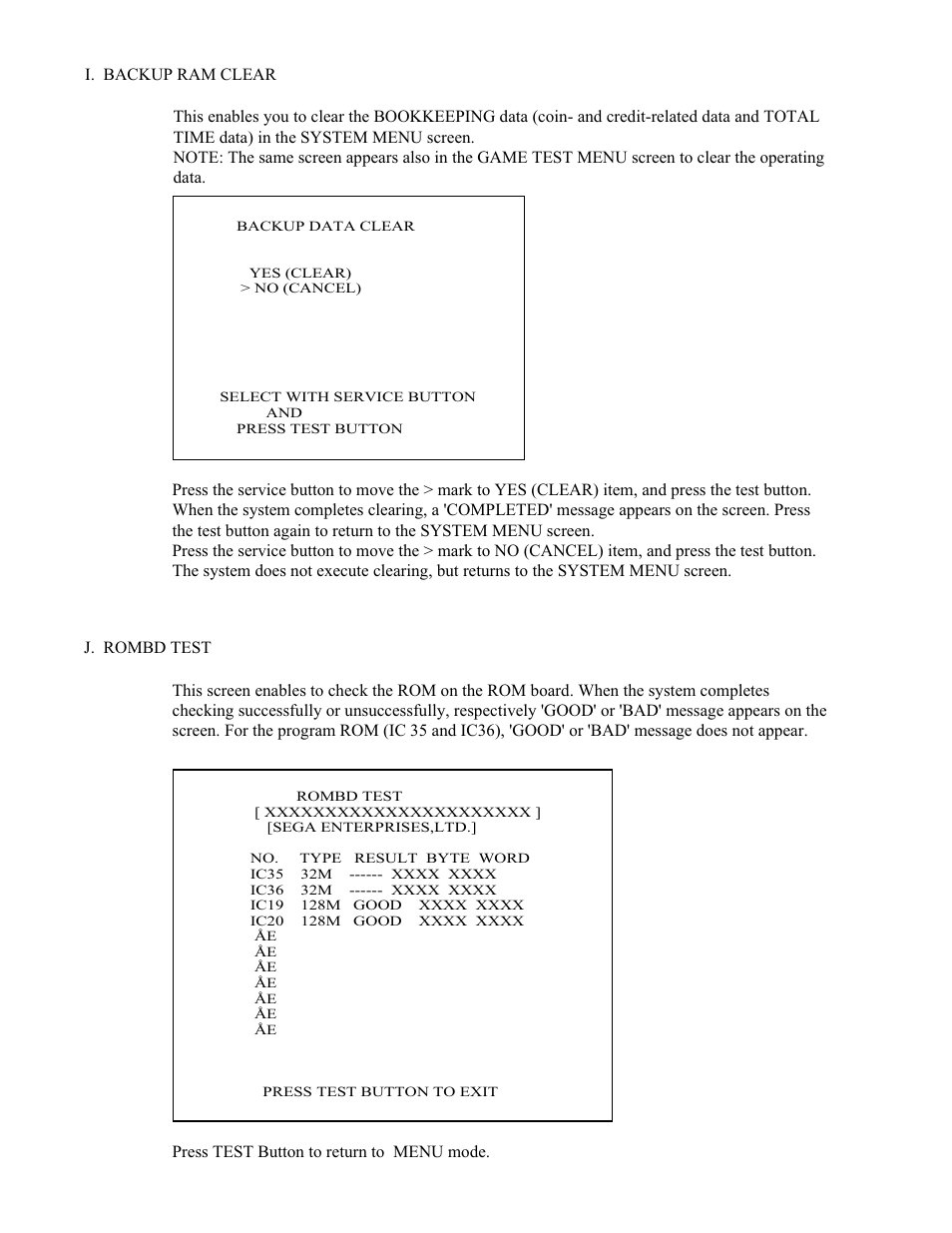 Sega 999-1108 User Manual | Page 47 / 118