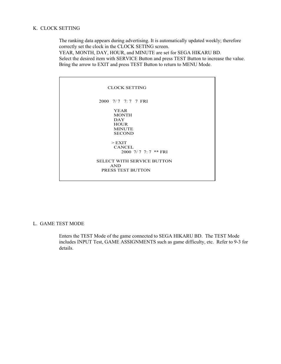 Sega 999-1108 User Manual | Page 48 / 118