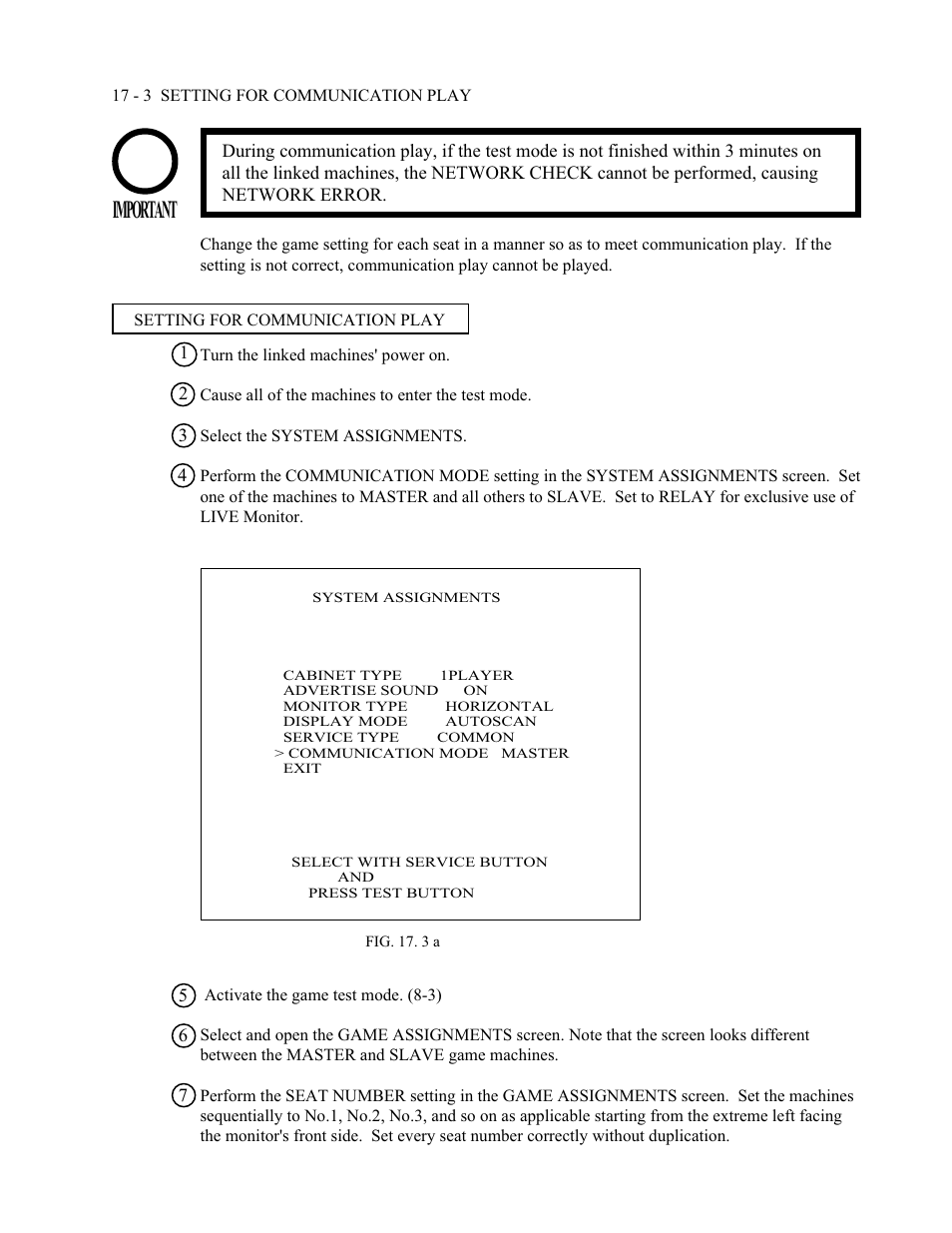 Important | Sega 999-1108 User Manual | Page 90 / 118