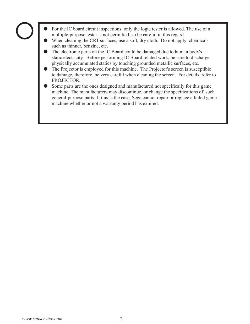Stop, Important | Sega LTM170E6-L04 User Manual | Page 10 / 66