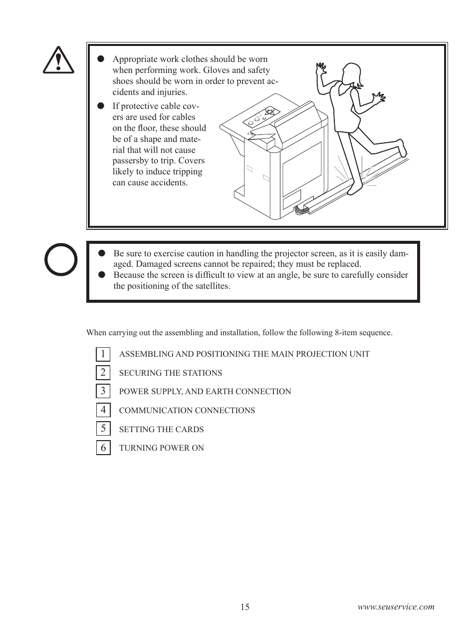 Caution, Stop, Important | Sega LTM170E6-L04 User Manual | Page 23 / 66