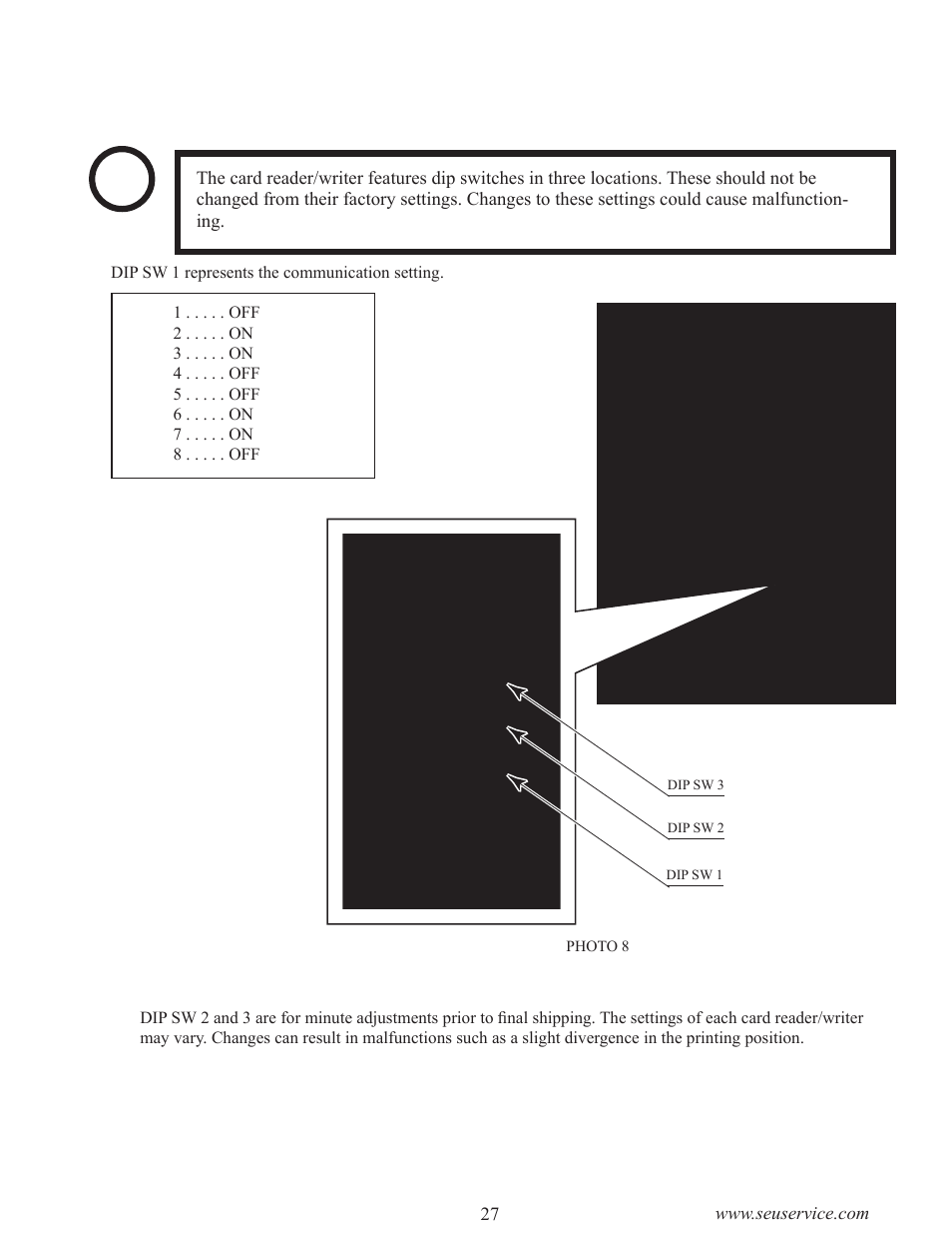 Stop, Important, Card reader/writer | Sega LTM170E6-L04 User Manual | Page 35 / 66