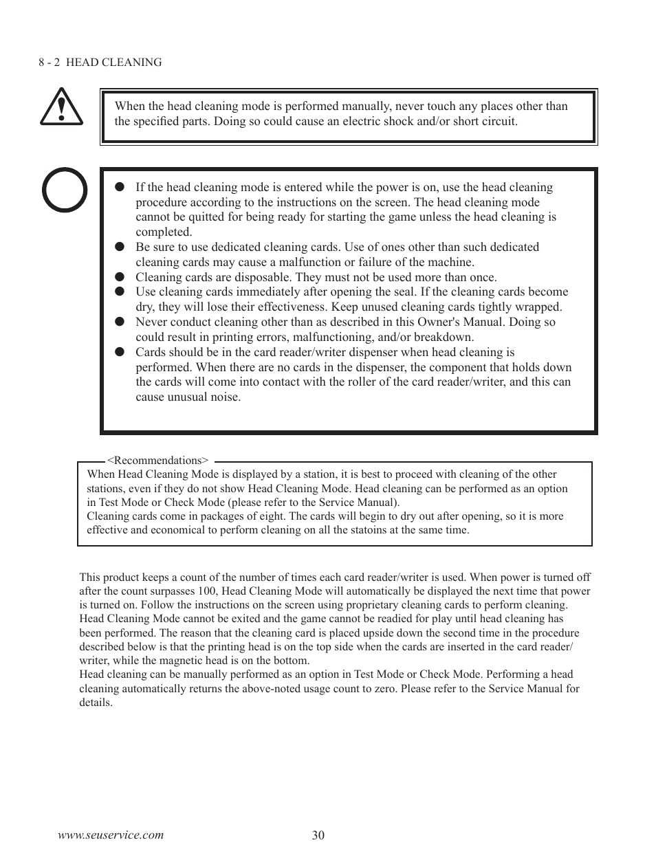 Stop, Warning, Important | Sega LTM170E6-L04 User Manual | Page 38 / 66