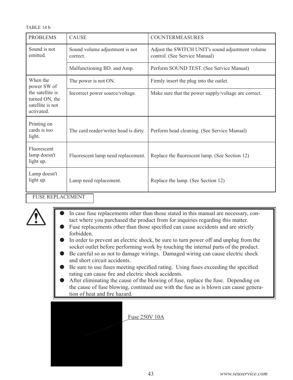 Warning | Sega LTM170E6-L04 User Manual | Page 51 / 66