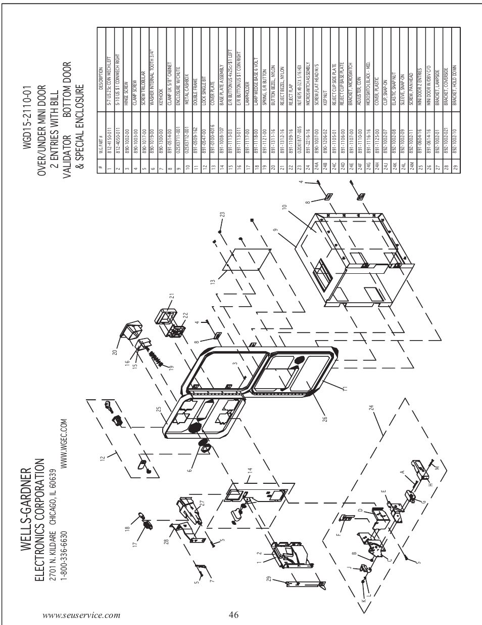 Wells-gardner, Electronics corporation | Sega type twin F355 User Manual | Page 53 / 153