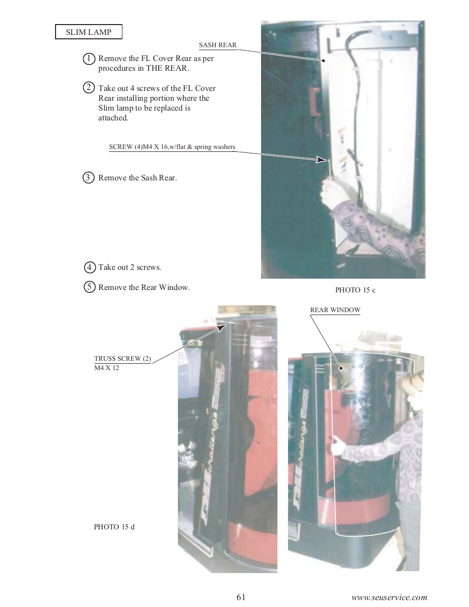 Sega type twin F355 User Manual | Page 68 / 153