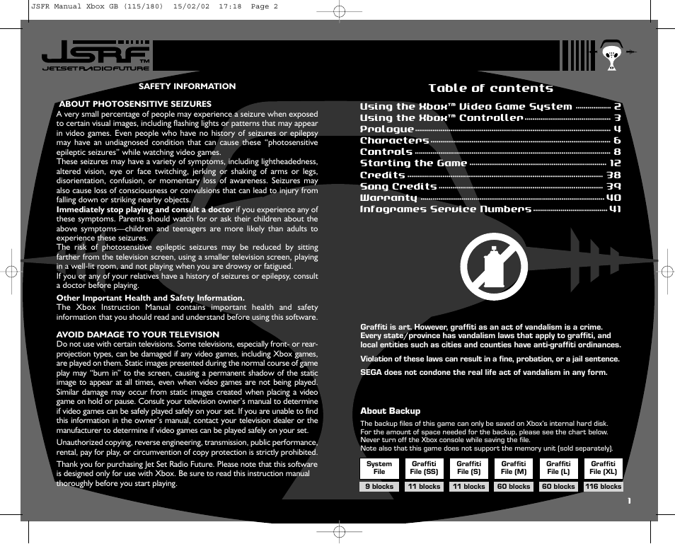 Sega IG02401E User Manual | Page 3 / 26