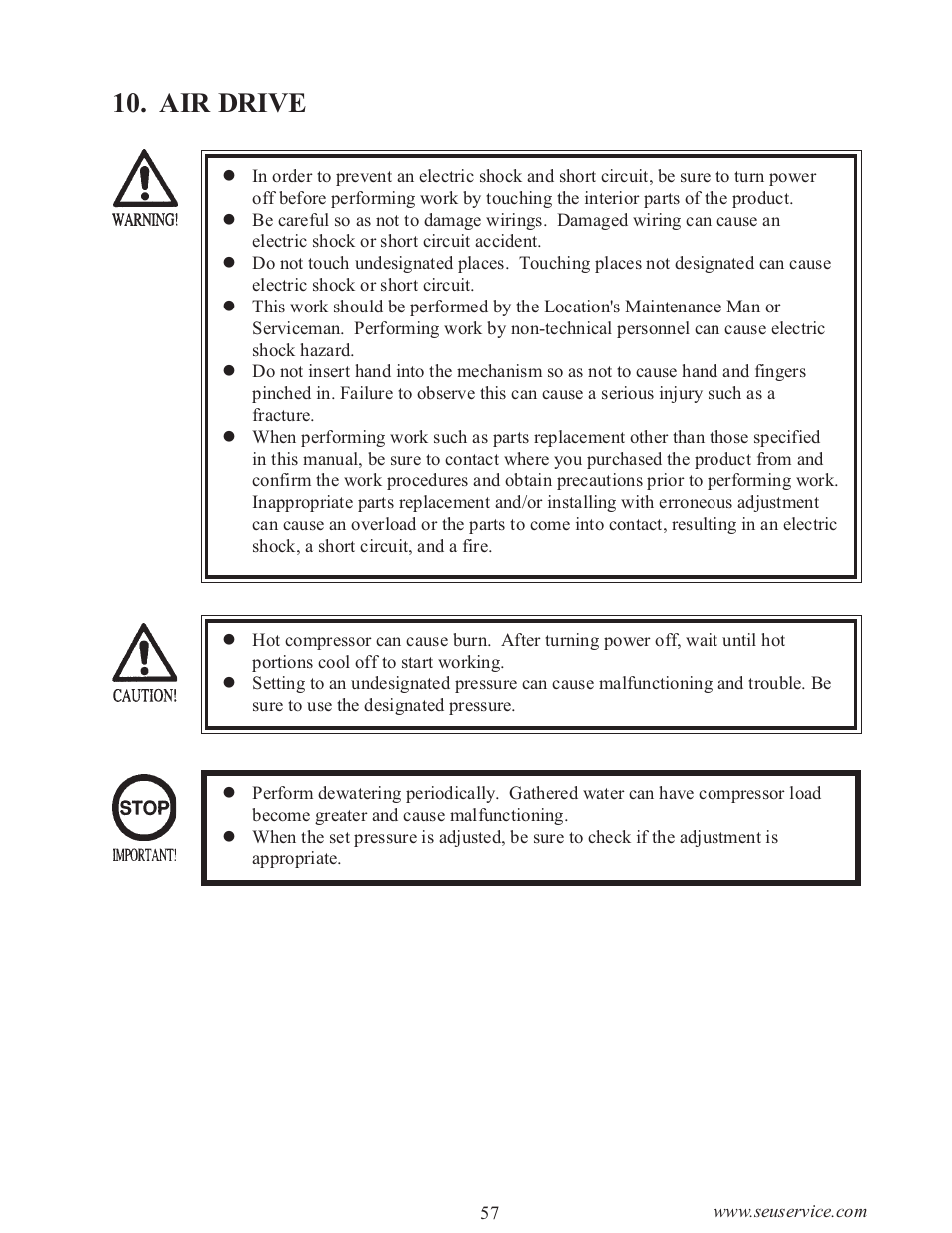 Air drive | Sega WaveRunner GP User Manual | Page 66 / 182