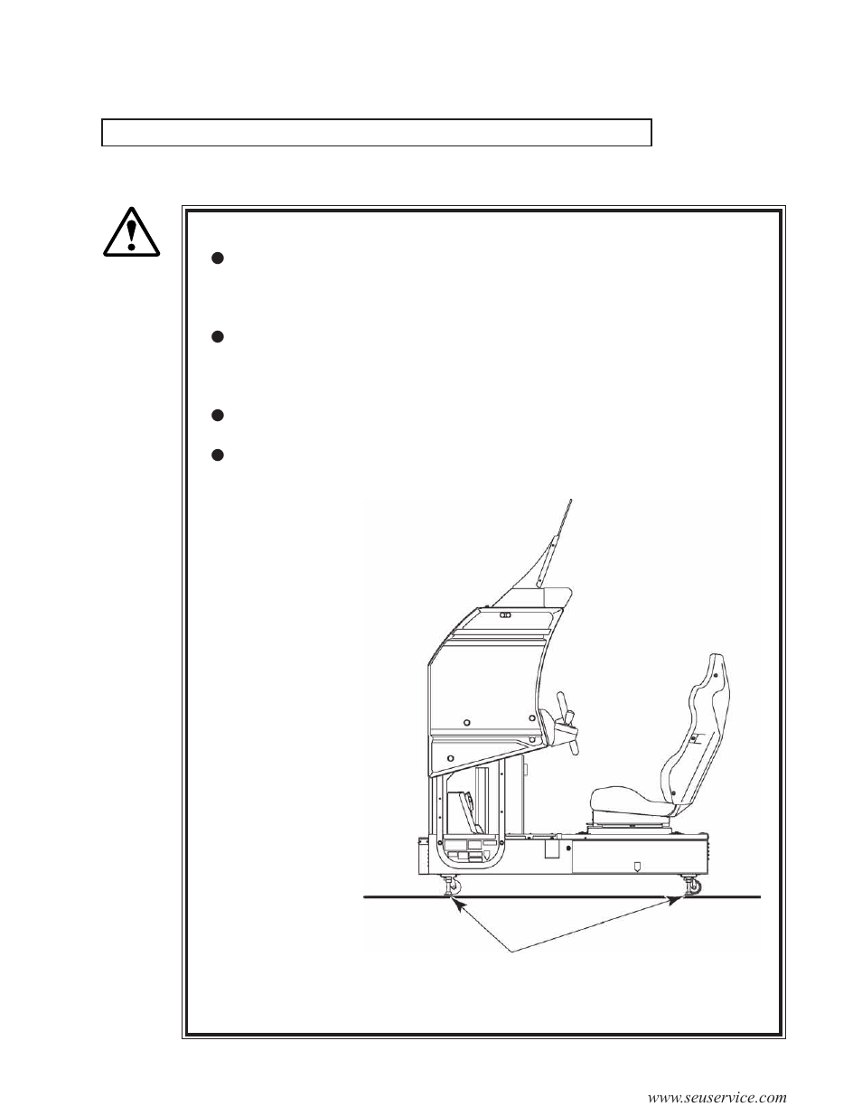 Warning, Operation | Sega INITIAL "D" TYPE TWIN. User Manual | Page 13 / 124