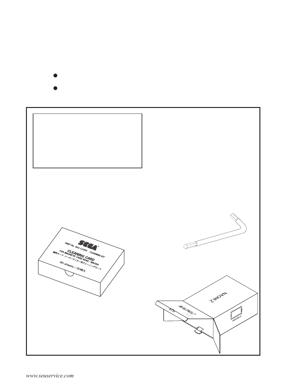 Accessories | Sega INITIAL "D" TYPE TWIN. User Manual | Page 18 / 124