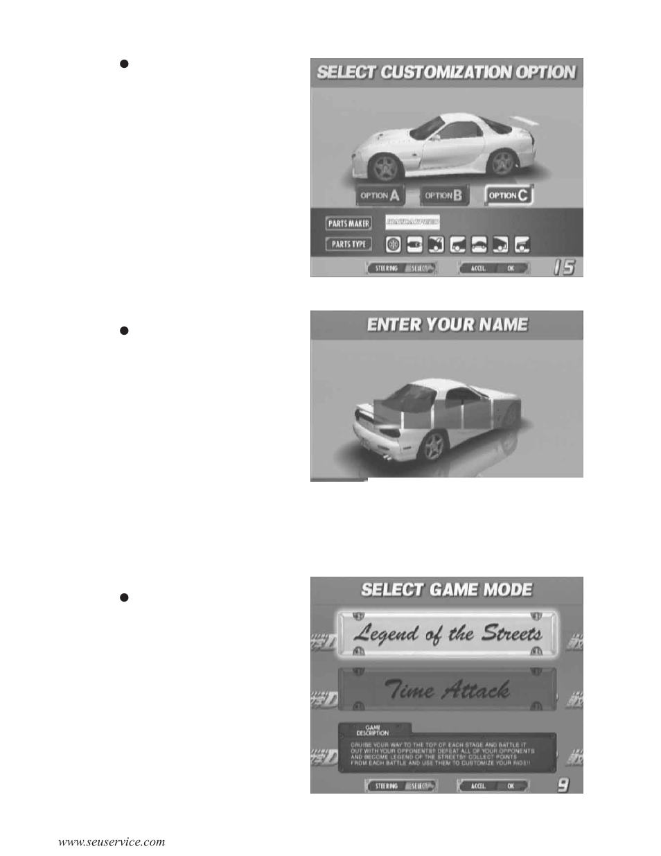 Sega INITIAL "D" TYPE TWIN. User Manual | Page 46 / 124