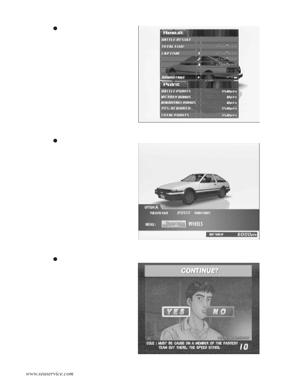 Sega INITIAL "D" TYPE TWIN. User Manual | Page 48 / 124