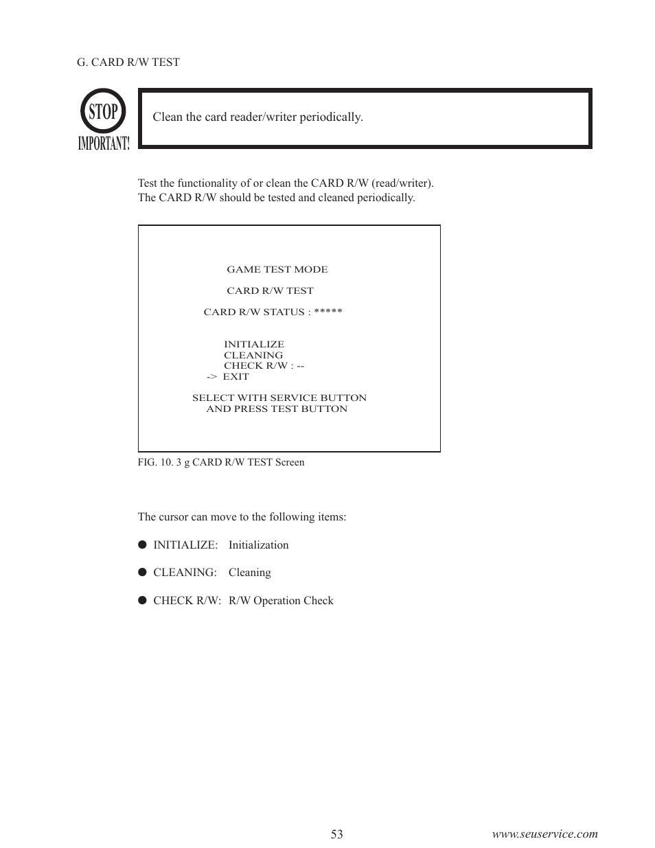 Stop, Important | Sega INITIAL "D" TYPE TWIN. User Manual | Page 61 / 124