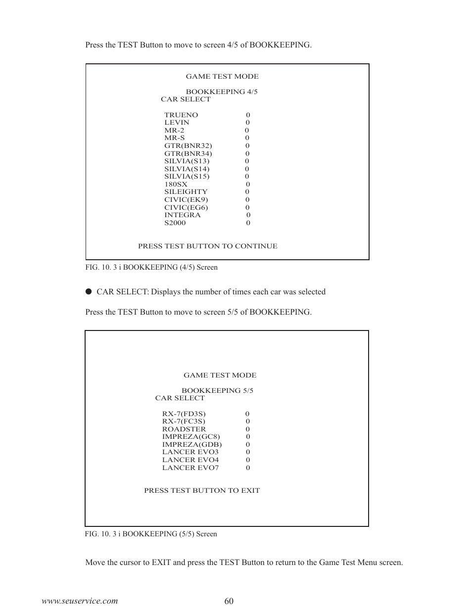 Sega INITIAL "D" TYPE TWIN. User Manual | Page 68 / 124