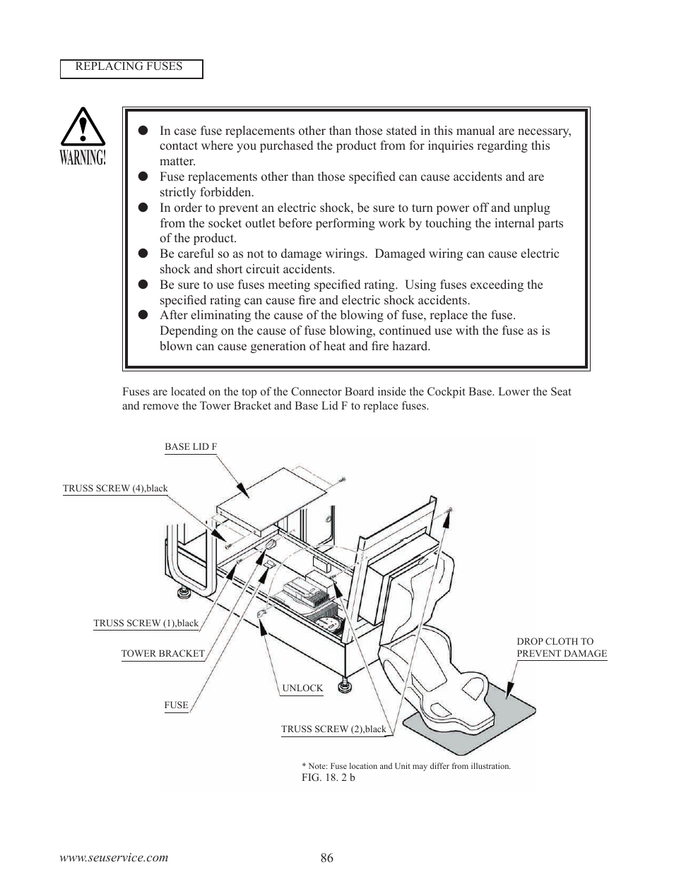 Warning | Sega INITIAL "D" TYPE TWIN. User Manual | Page 94 / 124