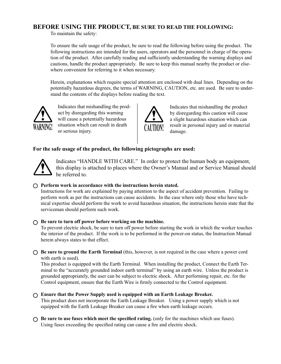 Caution, Warning | Sega CRAZY TAXI 999-1618 User Manual | Page 3 / 46