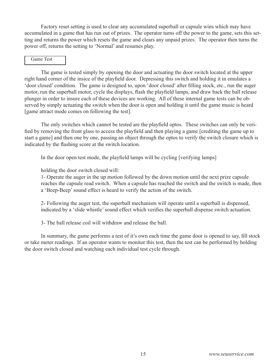 Sega GAME SHOW User Manual | Page 23 / 34