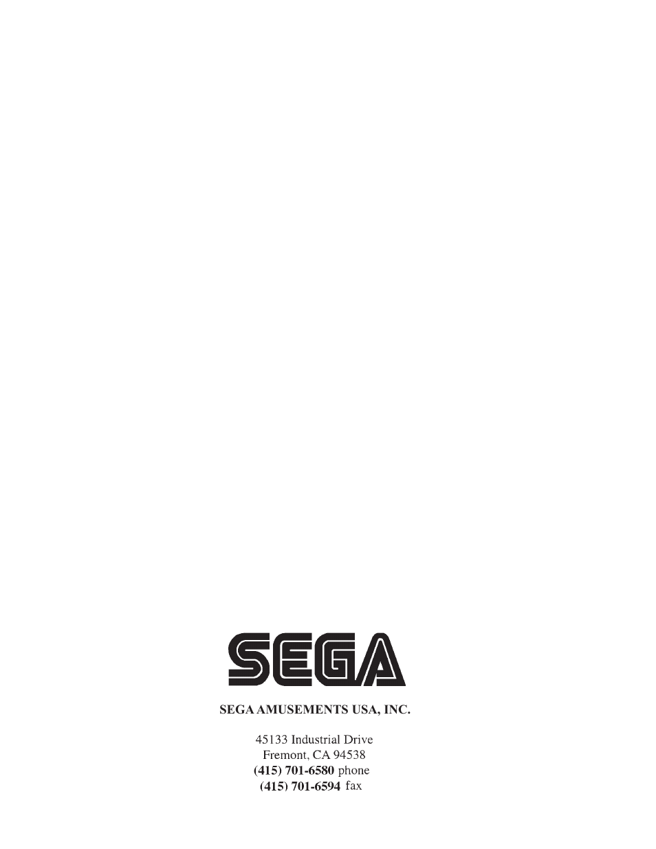 Sega GAME SHOW User Manual | Page 34 / 34
