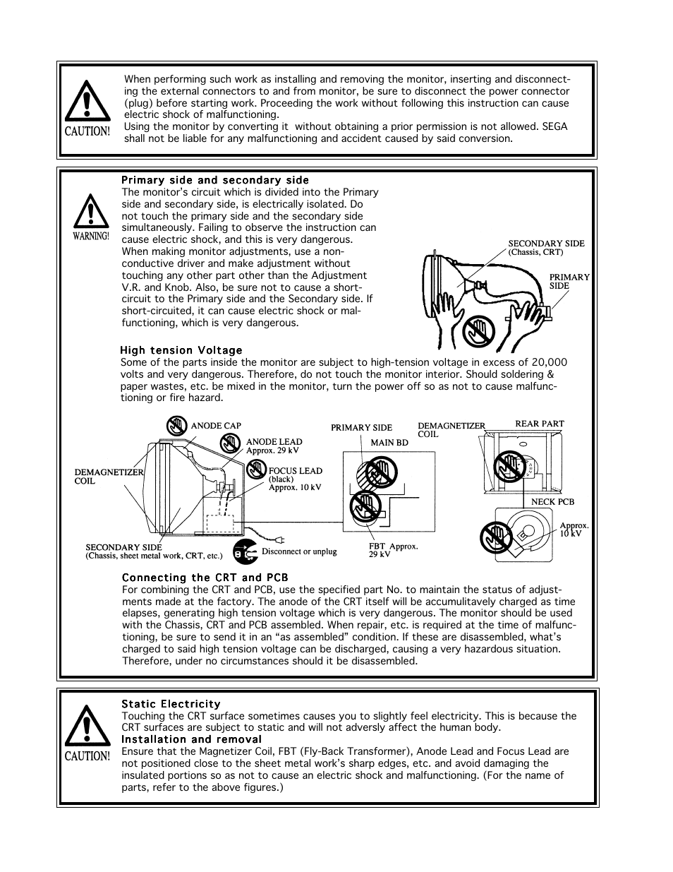 Monitor | Sega Zombie Revenge User Manual | Page 27 / 49