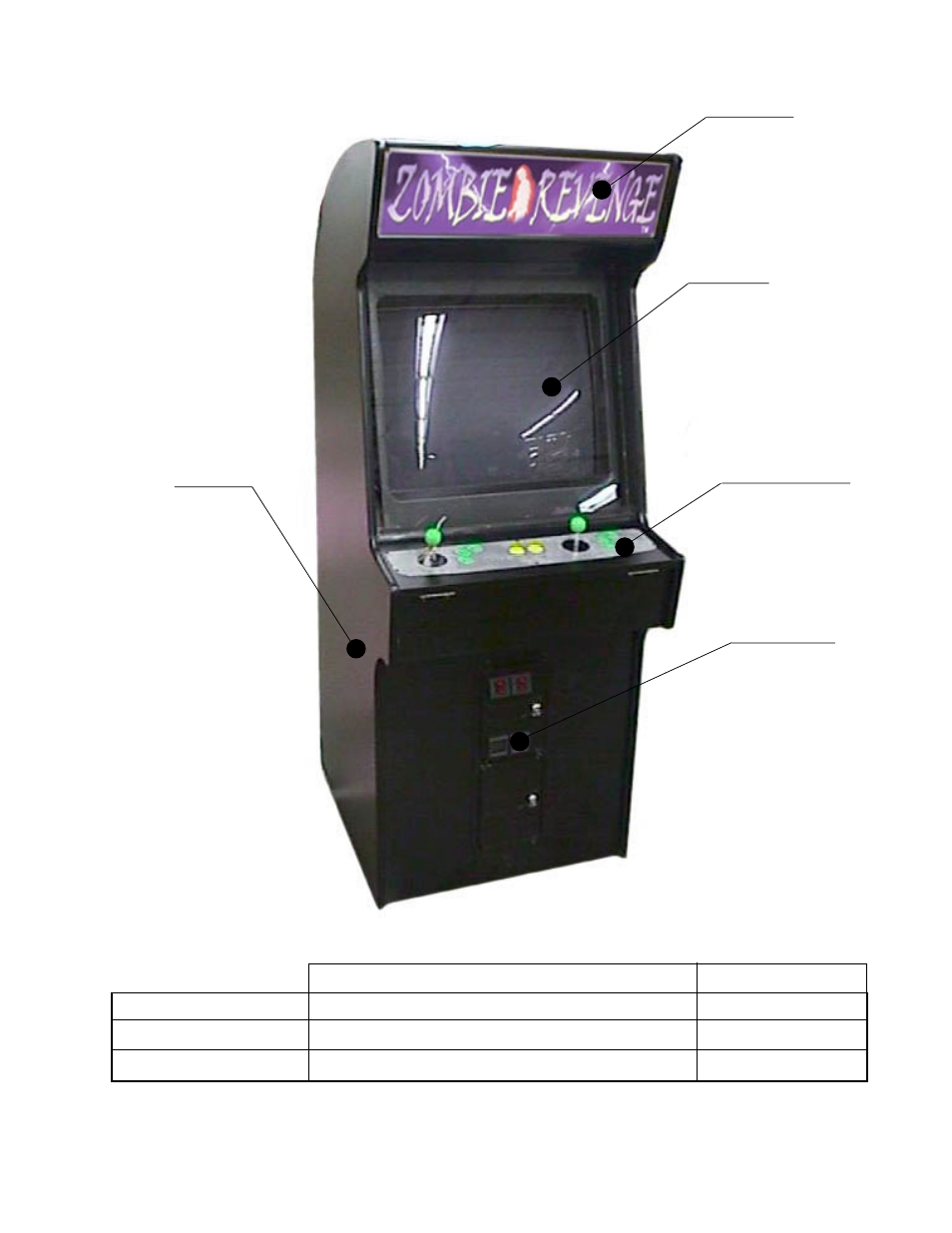 2 . name of parts | Sega Zombie Revenge User Manual | Page 8 / 49